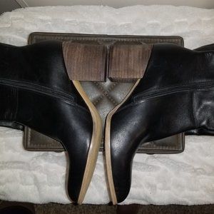 NEW Caslon Black Leather Knee High Boots 9 1/2 M
